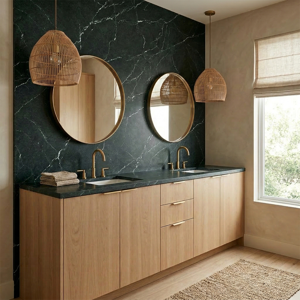 Verde Alpi Quartz Slab