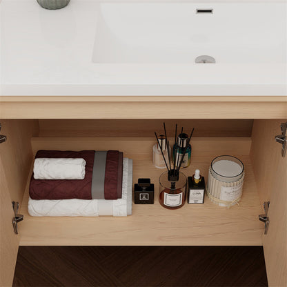 Victoria 42" Wall Mounted Bathroom Vanity with Acrylic Integrated Sink Top