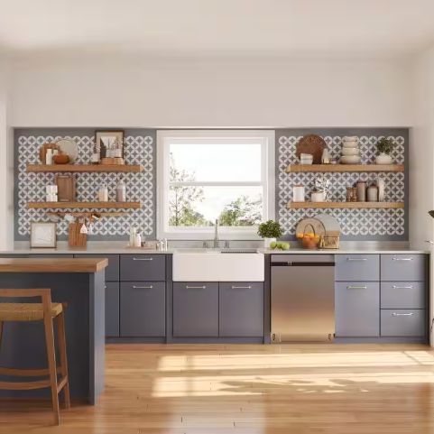 Becker 33" Fireclay Apron / Farmhouse Kitchen Sink with Workstation