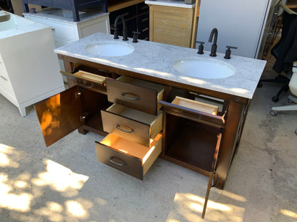 [CLEARANCE] Water Creation Aberdeen Rustic Sierra 72” Bathroom Vanity [BASE ONLY]