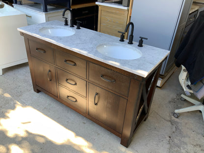 [CLEARANCE] Water Creation Aberdeen Rustic Sierra 72” Bathroom Vanity [BASE ONLY]