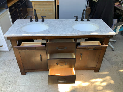 [CLEARANCE] Water Creation Aberdeen Rustic Sierra 72” Bathroom Vanity [BASE ONLY]