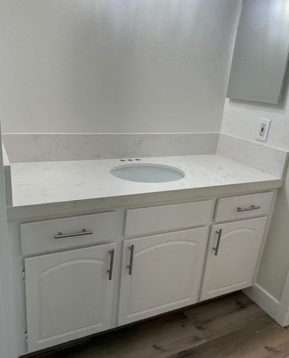 White Venatino Sintera Silica-Free Quartz Slab