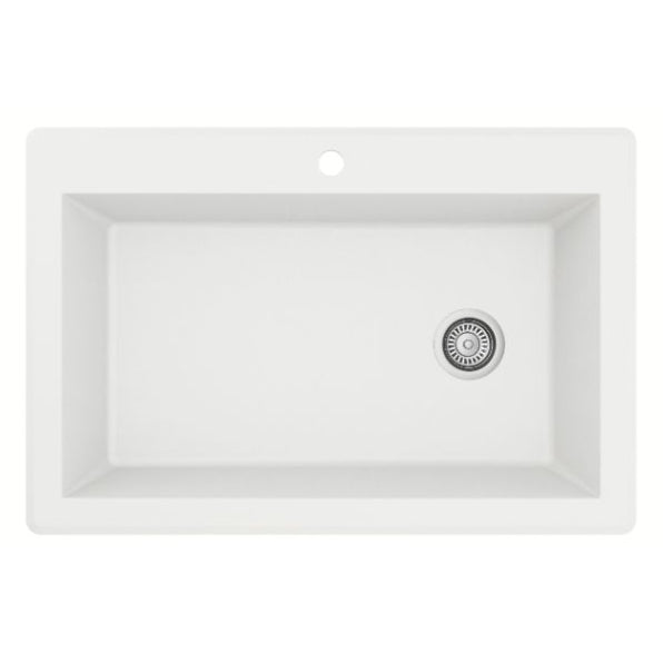 Essence 33" Quartz Composite Top Mount Kitchen Sink