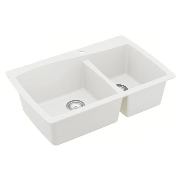 Tidal 34" Quartz Composite Top Mount Kitchen Sink