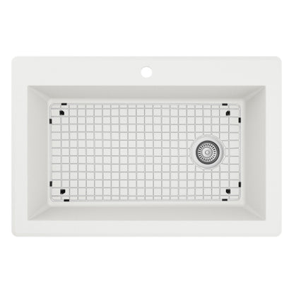 Essence 33" Quartz Composite Top Mount Kitchen Sink