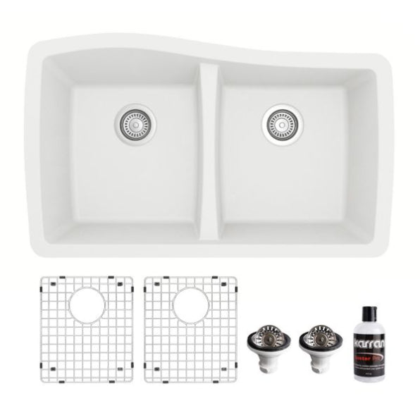 Tidal 34" Quartz Composite Undermount Kitchen Sink