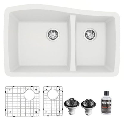 Tidal 34" Quartz Composite Undermount Kitchen Sink