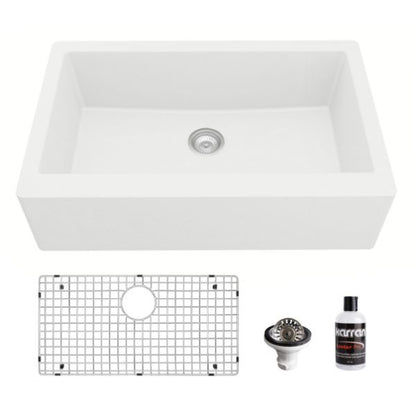 Petrodust 34" Quartz Composite Apron / Farmhouse Kitchen Sink