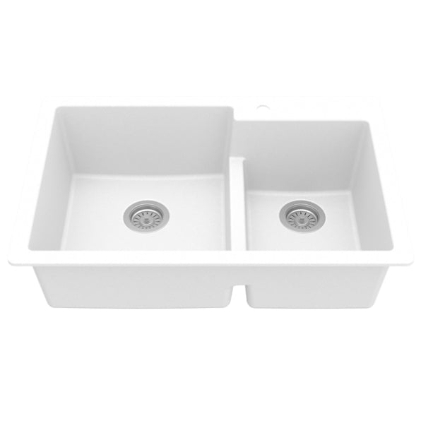 Essence 33" Quartz Composite Top Mount Kitchen Sink