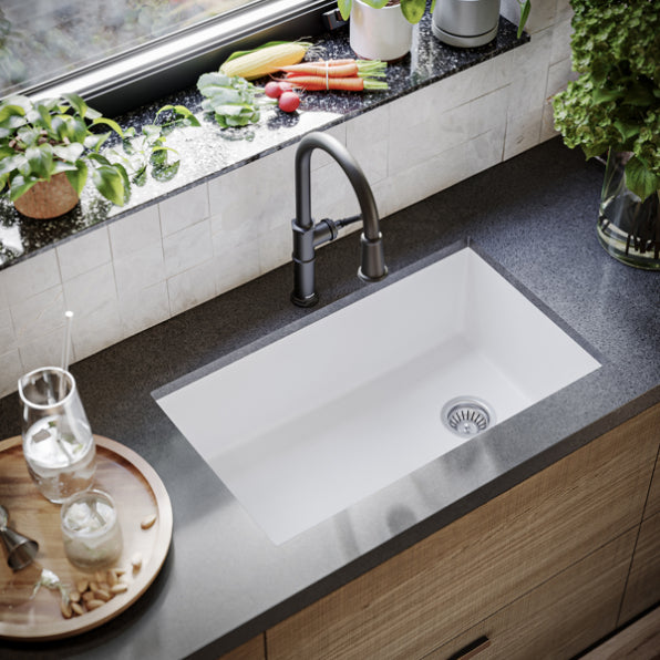 Essence 32" Quartz Composite Undermount Kitchen Sink