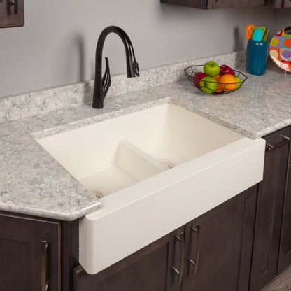 Petrodust 34" Quartz Composite Retrofit Apron / Farmhouse Kitchen Sink