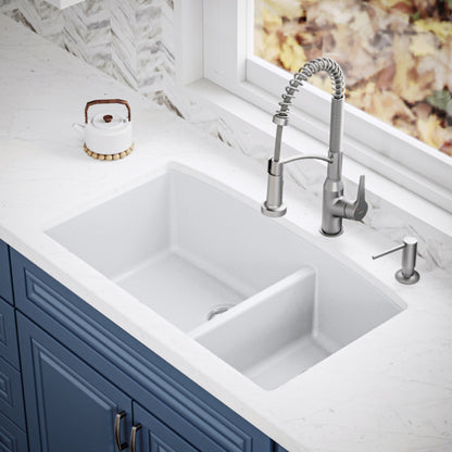 Tudor 33" Quartz Composite Undermount Kitchen Sink