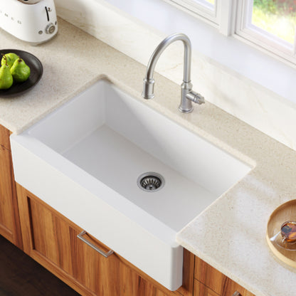 Petrodust 34" Quartz Composite Apron / Farmhouse Kitchen Sink