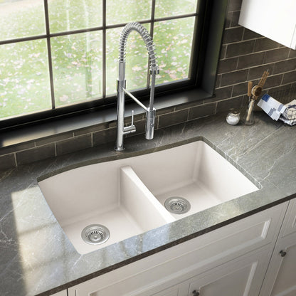 Tidal 34" Quartz Composite Undermount Kitchen Sink