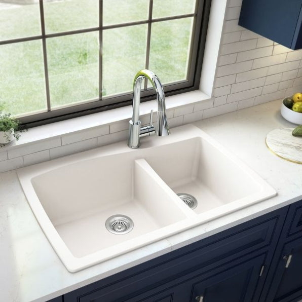 Tidal 34" Quartz Composite Top Mount Kitchen Sink