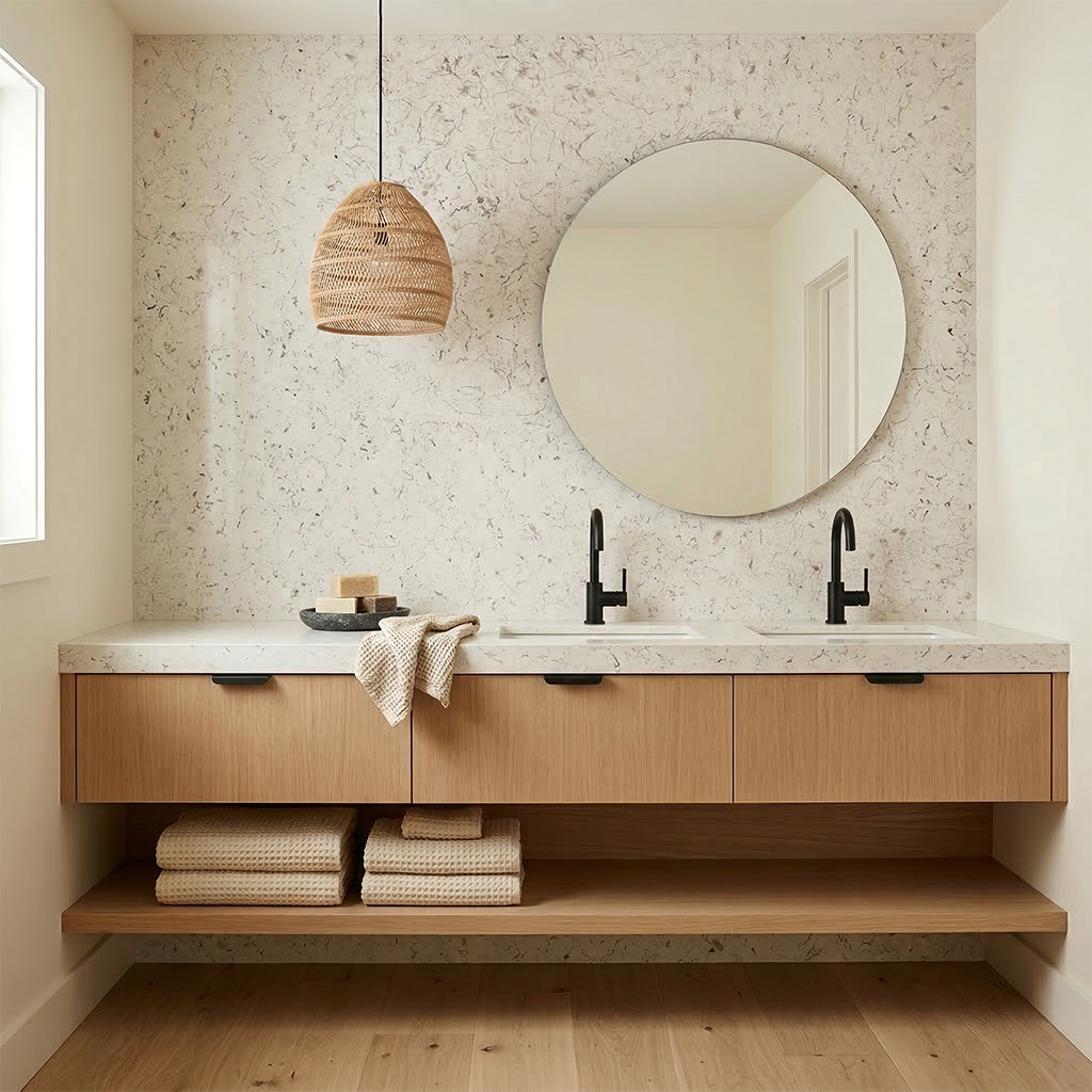 White Cloud Quartz Slab