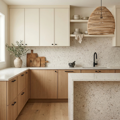 White Cloud Quartz Slab