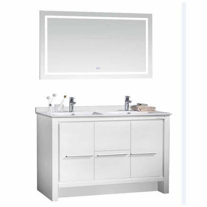 Ludde 60" Double Sink Freestanding Vanity