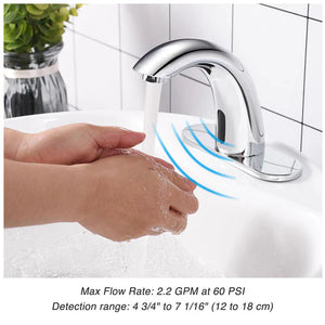Bishop Motion Sensor Touchless Bathroom Faucet