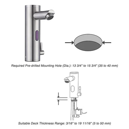 Magnolia Motion Sensor Touchless Bathroom Lavatory Faucet