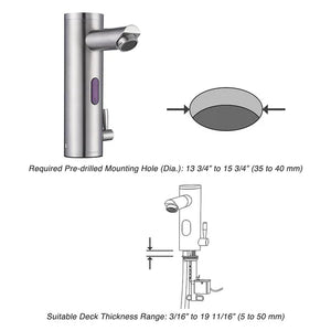 Magnolia Motion Sensor Touchless Bathroom Faucet