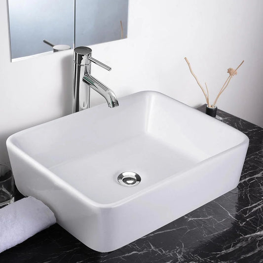 Odette Porcelain Vessel Bathroom Sink