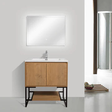 Alan 30" Freestanding Vanity With Reinforced Acrylic Sink