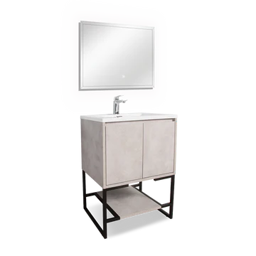 Alan 30" Freestanding Vanity With Reinforced Acrylic Sink