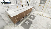 Load image into Gallery viewer, Bethany 84&quot; Wall Mounted Vanity With Reinforced Acrylic Sink
