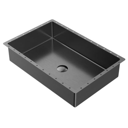 Cinox Rectangular Stainless Steel Undermount Bathroom Sink