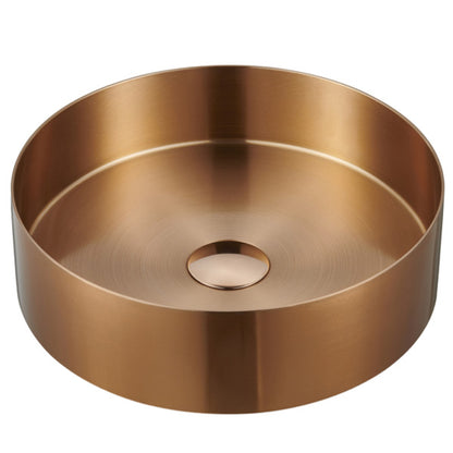 Cinox Round Stainless Steel Vessel Bathroom Sink