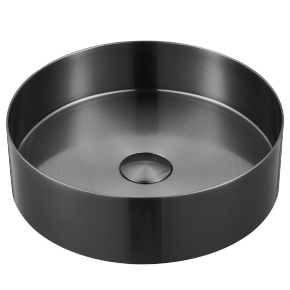 Cinox Round Stainless Steel Vessel Bathroom Sink