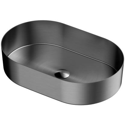 Cinox Oval Stainless Steel Vessel Bathroom Sink