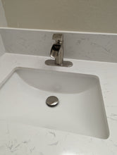 Load image into Gallery viewer, White Carrara Engineered Marble Vanity Countertop

