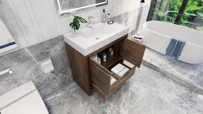 Dolce 36" Freestanding Vanity With Single Reinforced Acrylic Sink