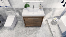 Load image into Gallery viewer, Dolce 36&quot; Freestanding Vanity With Single Reinforced Acrylic Sink
