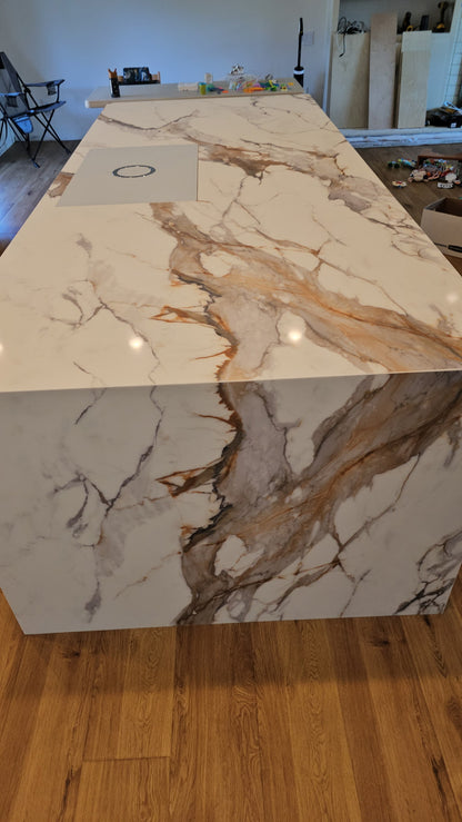 Endure Lumina Printed Surface Quartz Slab