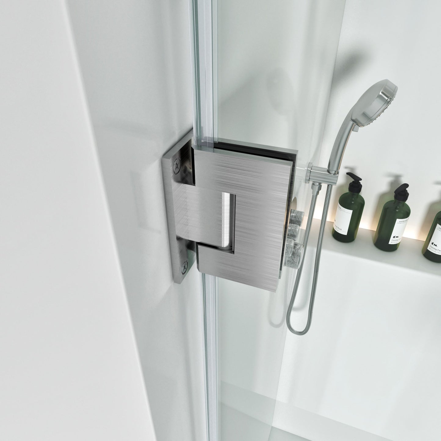 Thalos Frameless Swing Shower Door by Lina Collection