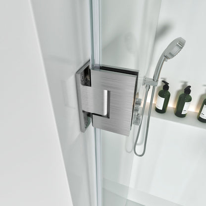 Thalos Frameless Swing Shower Door by Lina Collection