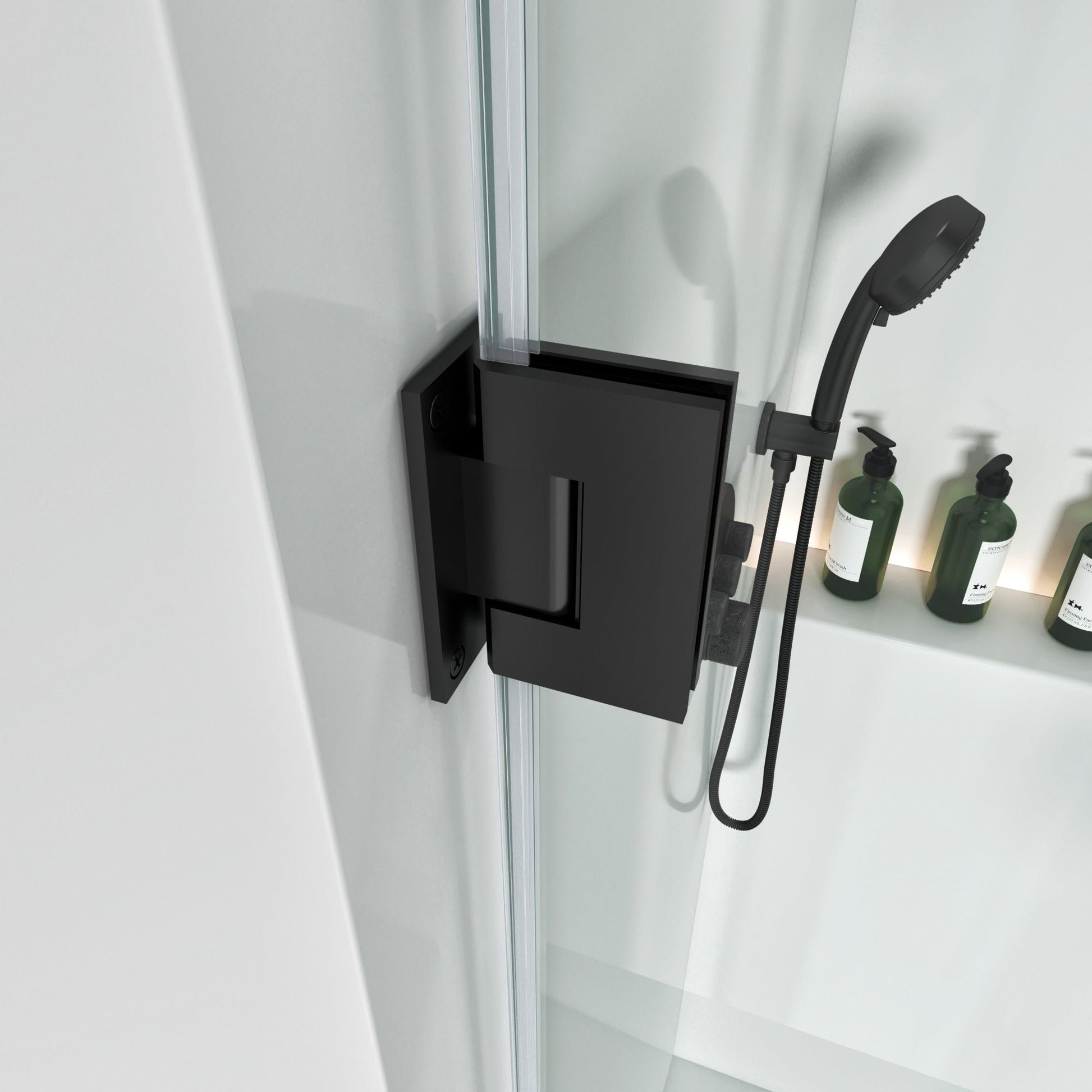 Thalos Frameless Swing Shower Door by Lina Collection