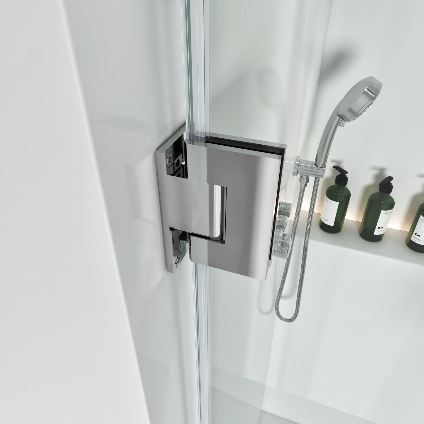 Thalos Frameless Swing Shower Door by Lina Collection