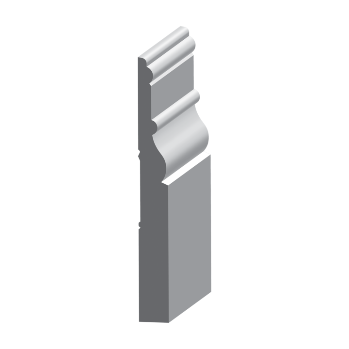 9/16" x 5-1/4" MDF Del Mar Base