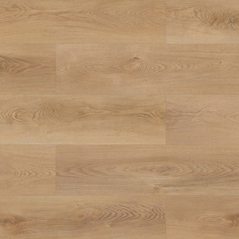 Lakeview Flathead water resistant laminate flooring, bevel edges, matte wood look, 12 mm thick