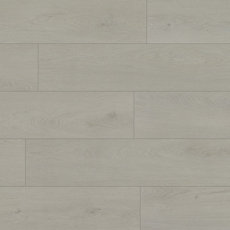 Lakeview Silverwood water resistant laminate flooring, AC5 commercial grade, EIR texture, matte wood look