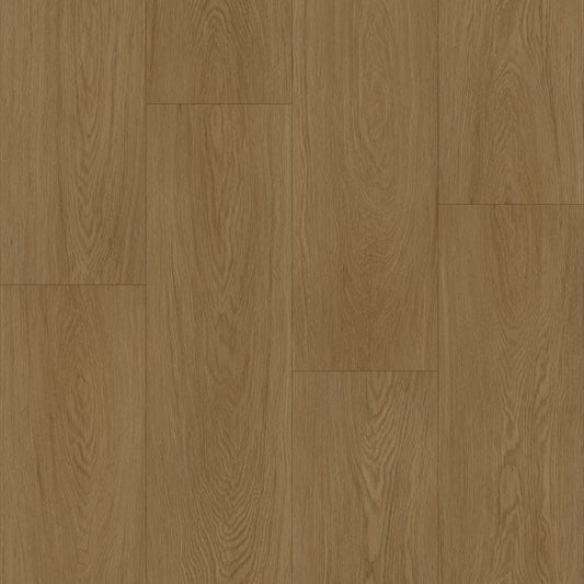 Myrtle Beach waterproof SPC vinyl plank flooring, attached 1.5 mm EVA pad, EIR texture, bevel edges