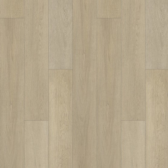 Natural Kings Canyon waterproof SPC vinyl plank flooring, attached 1.5 mm EVA pad, embossed matte wood look
