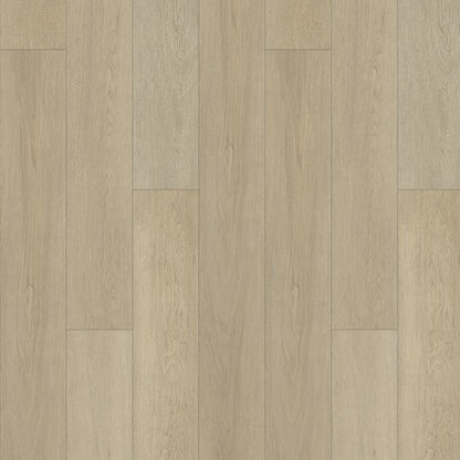 Natural Kings Canyon waterproof SPC vinyl plank flooring, attached 1.5 mm EVA pad, embossed matte wood look