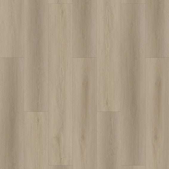 Natural Plus Biscayne waterproof SPC vinyl plank flooring, attached 1 mm IXPE pad, beveled 60 inch planks