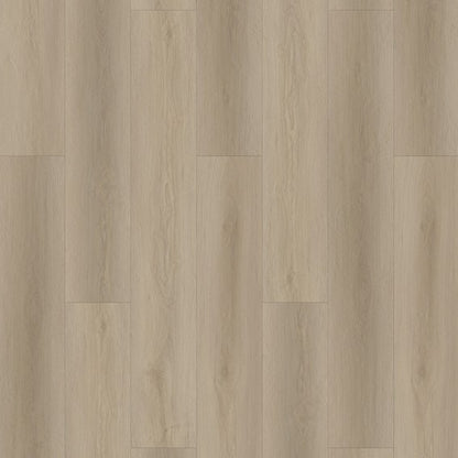 Natural Plus Biscayne waterproof SPC vinyl plank flooring, attached 1 mm IXPE pad, beveled 60 inch planks